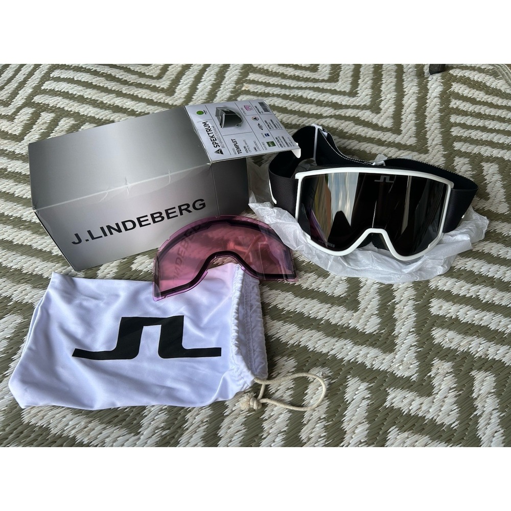 NEW IN BOX J.linderberg Golf & Ski Goggles Clear Lens SPEKTRUMBIO-BASED EYEWEAR